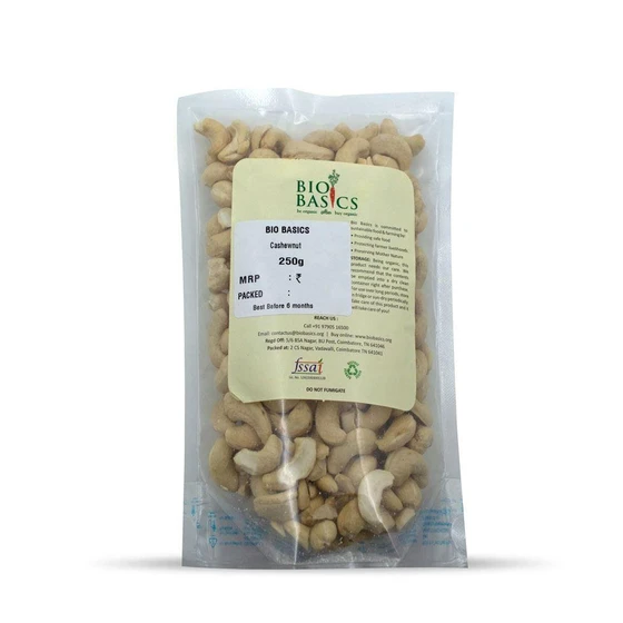 Organic Cashew Nuts — Roasted Snack Food Delicous