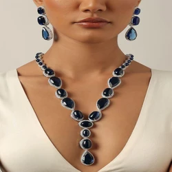 Long Gemstone Necklace