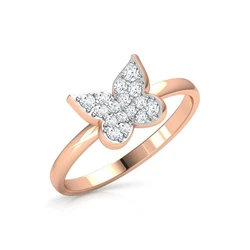 Butterfly Diamond Ring