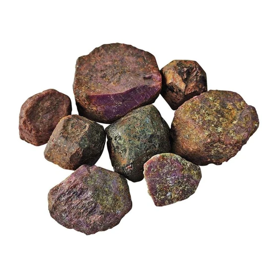 Ruby Rough Stone — Non polished finishing red brown