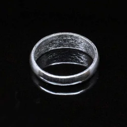Plain Ladies Silver Ring