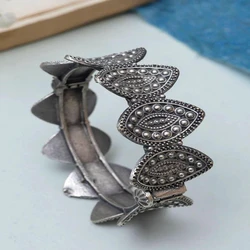 Silver Oxidized Party Bracelet