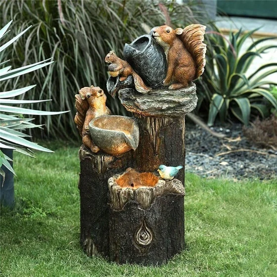 Outdoor Water Fountains — Fiber material all color