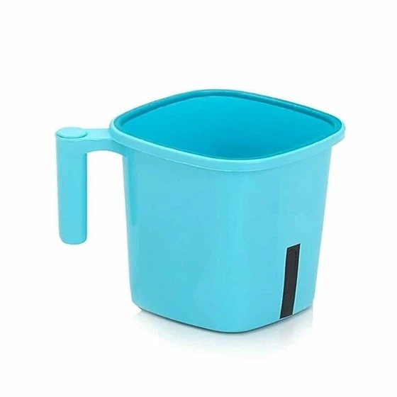 Bathroom Square Mug — Multicolor bathroom usage