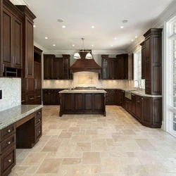 Elegant Kitchen Porcelain Floor Tile