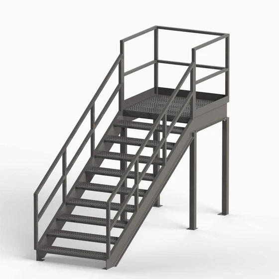 Platforms Industrial Steps — Welding punching