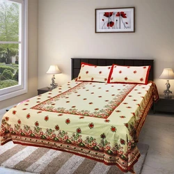 Printed Cotton Bed Sheets