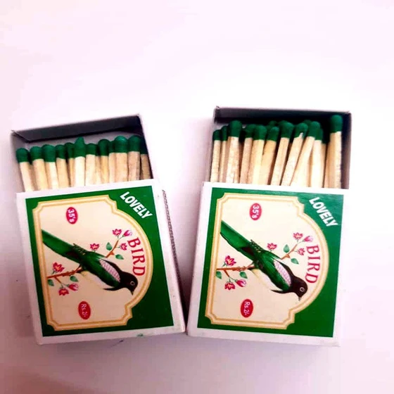 Cardboard Safety Matches — Home usage cube shape