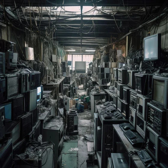 Solid Computer Scrap — Aluminium plastic material