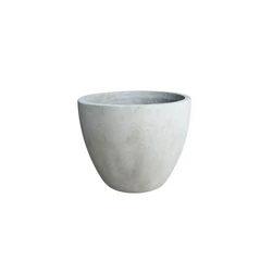 Concrete flower pot