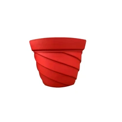 Cement flower pot