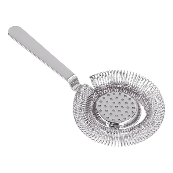 Steel Cocktail Strainer — Sliver color bar tools