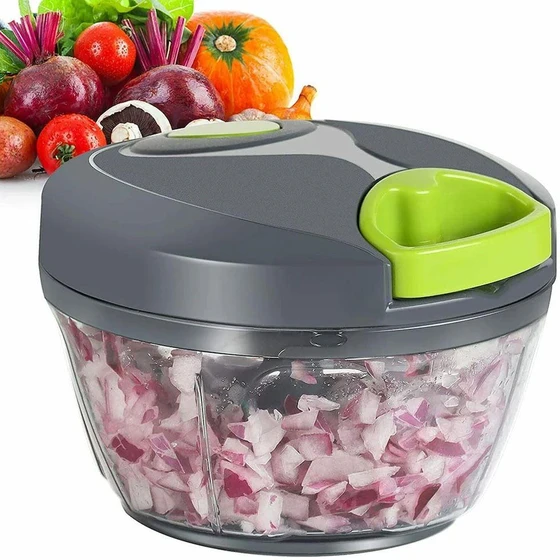 Plastic Kitchen Chopper — Stainless steel material