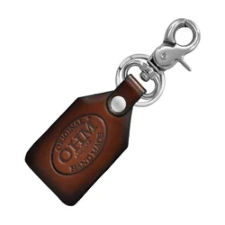 Leather Bike Keychain