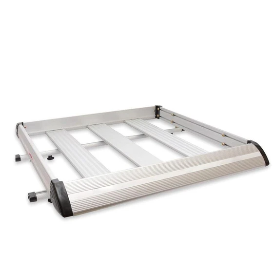 Aluminium Car Luggage Carrier — 4pcs led light 4x4