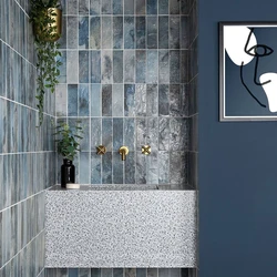 Rectangular Digital Bathroom Wall Tile
