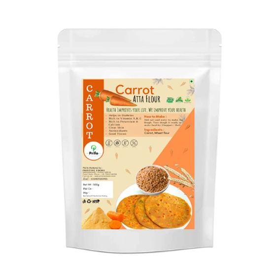 Carrot Atta Flour Packet — Help in diabete vitamin a