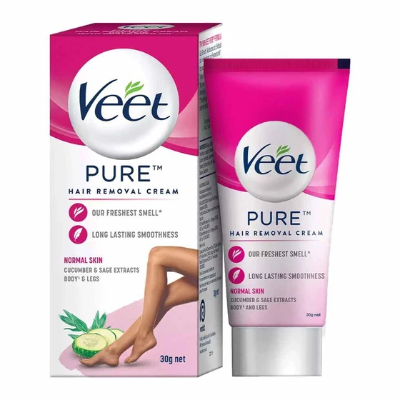 Hair Removal Cream — Spatula and intimate wipes
