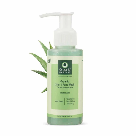 Organic Face Wash — Fresh botanicals nourishing