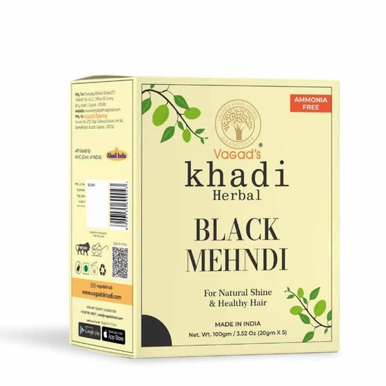 Henna Natural Black Mehndi — Mixed with warm water