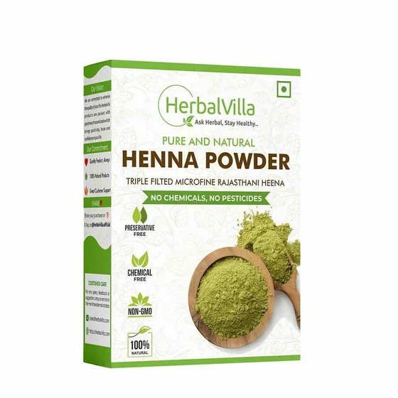 Herbal Henna Powder — Removes dirt from scalp