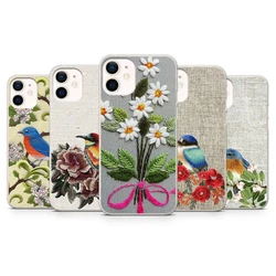 Embroidered Mobile Cover