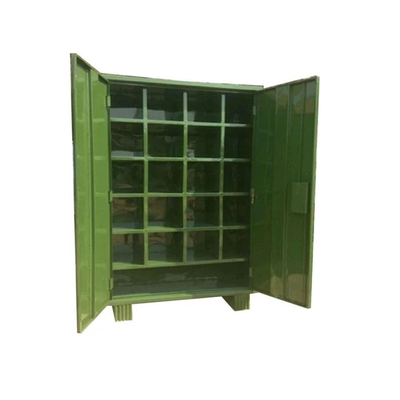 Pigeon Hole Cabinet Almirah — Gray color locker type