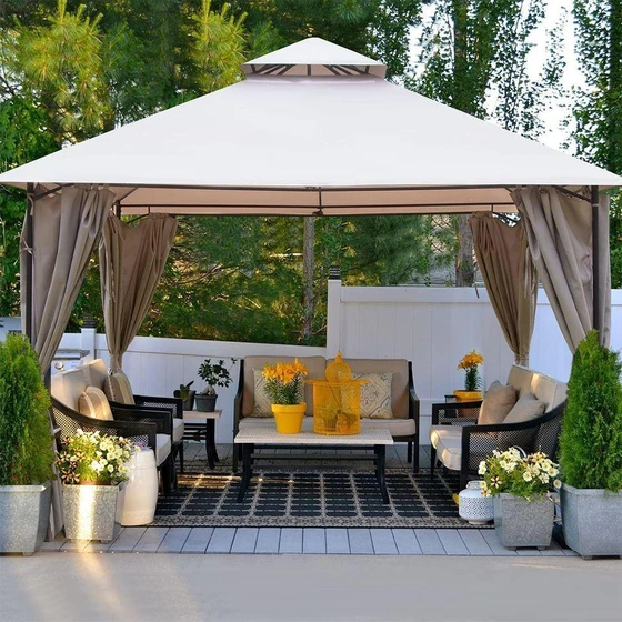 Outdoor Gazebo Tent — Rain tarp shelter usages