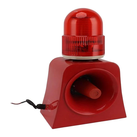 Audio Visual Alarm — 220v voltage mining truck dumper