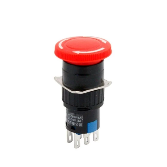 Red Emergency Button — Public industrial medical use