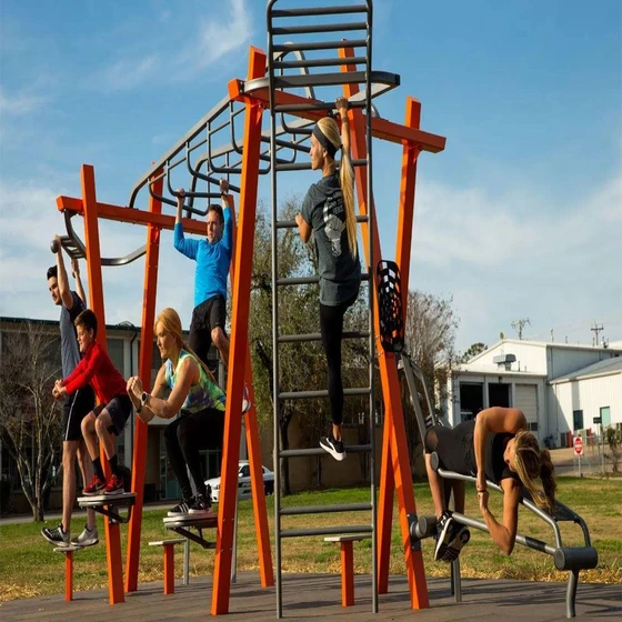 Outdoor Fitness Gym Equipment — Durable finish