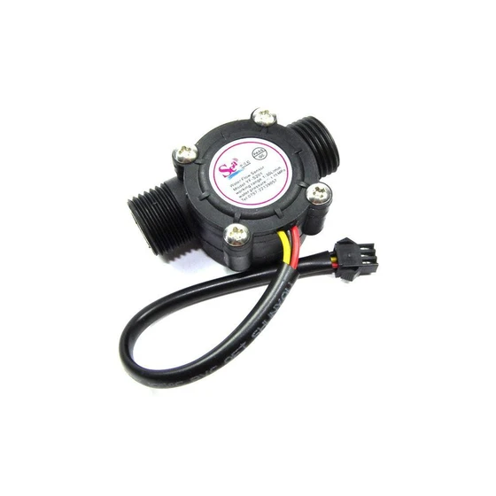 Flow Sensor Meter  — Black colour, plastic material