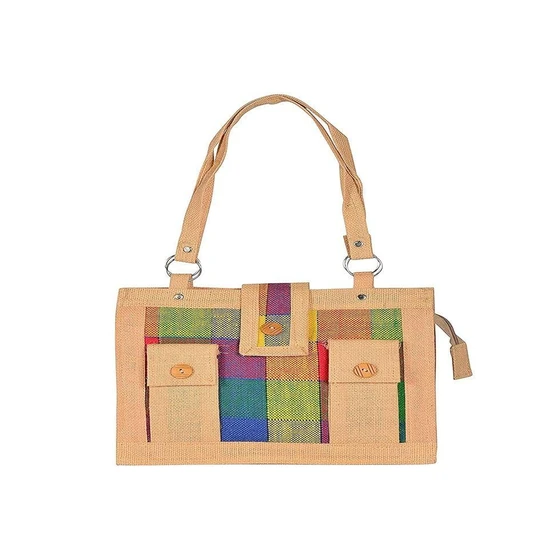 Women Jute Bags — Reusable, handcrafted, biodegradable