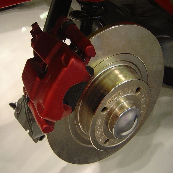 Car Disc Brake — Mechanical system use of speed