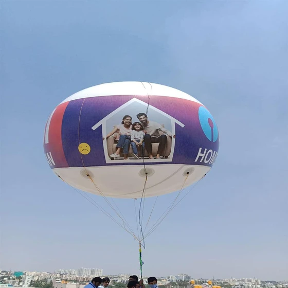 Advertising Sky Balloon — Inflatable bouncy, round shape