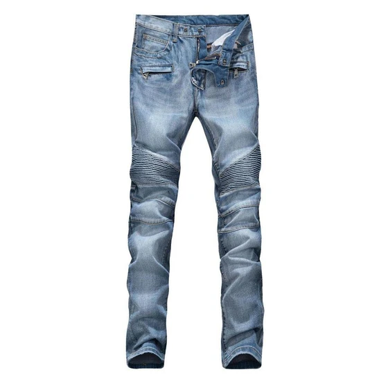 Designer Men's Jeans — Zipper fly closure type