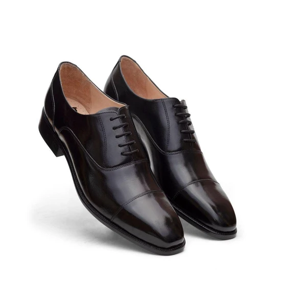 Black Men Shoes — Rubber midsole material, cotton fabric