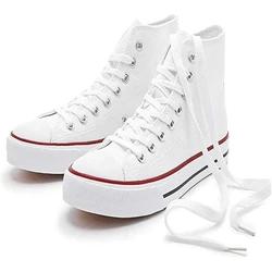 White Canvas Shoes