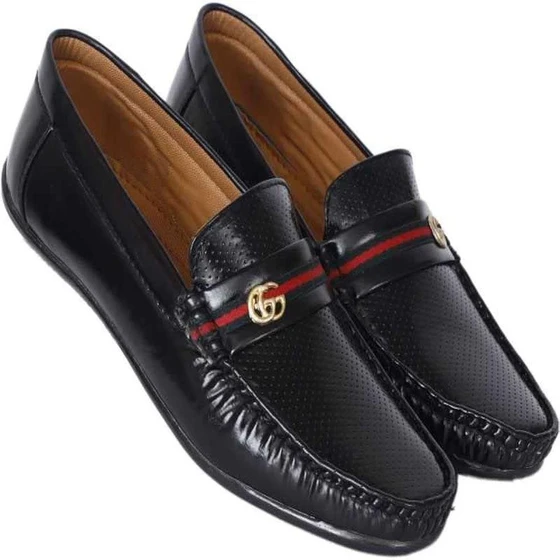 Leather PVC Shoes — Easy to wash and dry, textile fabric