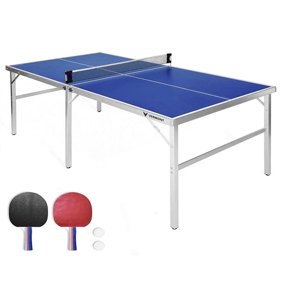 Sport Tennis Table — White, multicolor, alloy steel