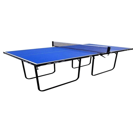 Blue Tennis Table — Wood, alloy steel material