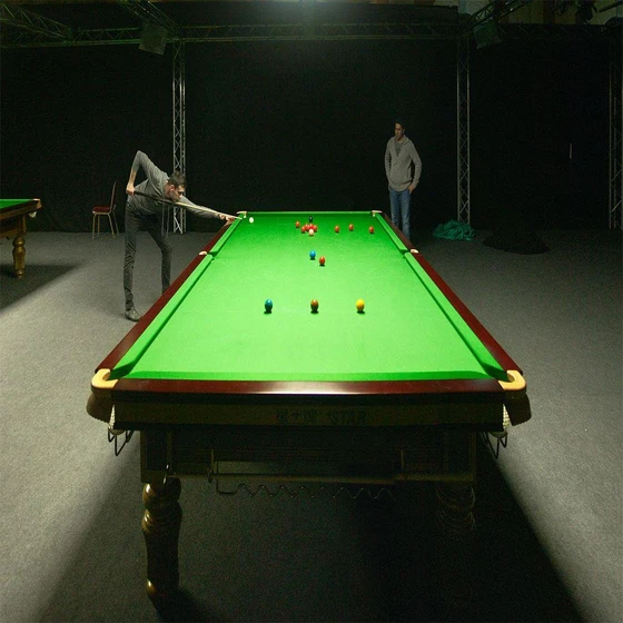 Express Pool Table — Modern luxury design, black