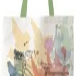 Multicolor Striped Cotton Heavy for Woman Pink Striped, Set Contains Tote Bag, Hand Bag and Hand Purse