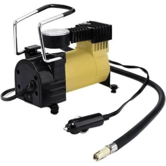 Electric Air Compressor — Angular, horizontal cylinder