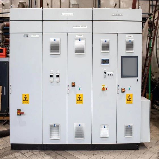 Boiler Control Panel — Commercial, industrial use