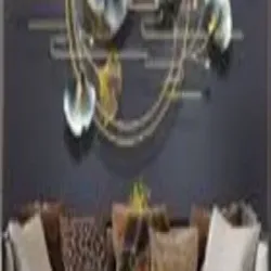 GCO Wall Art In Iron With Multi Color Powder Coated Finish, Size 48x30 Inch, Purpose Wall Decoration