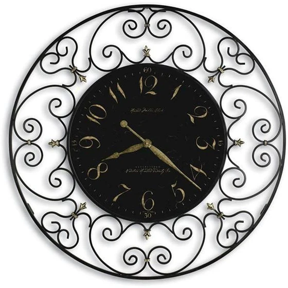 Decorative Iron Wall Clock — Analog display type