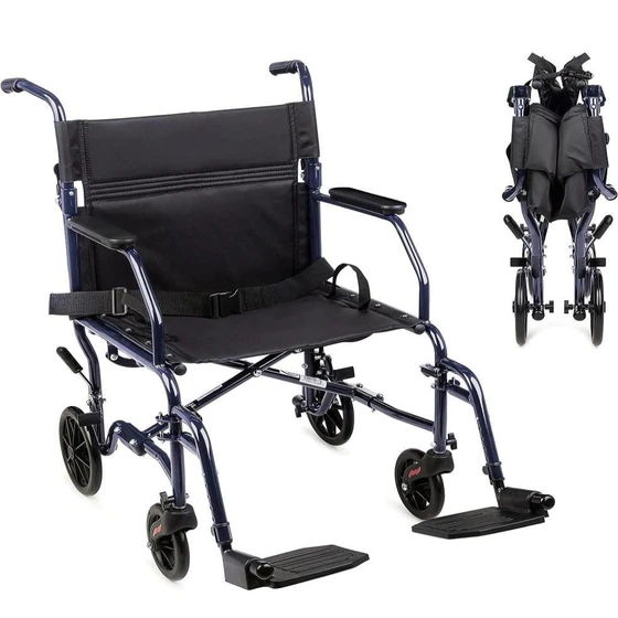 Steel Folding Wheelchair — Versatility and durability 