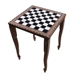 Wooden Chess Board Table
