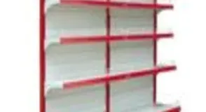 White Shopping Mall Display Rack, No Of Shelves 5 Shelves